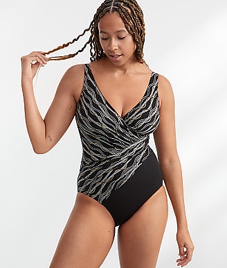 Miraclesuit Linked In Oceanus Underwire One-Piece DD-Cups