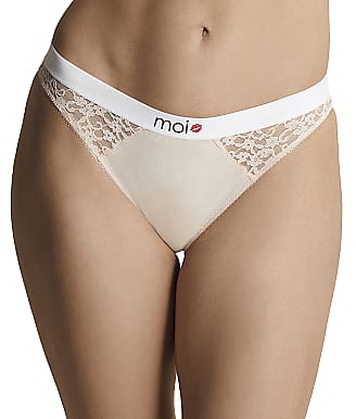 Moi Cotton & Lace Logo Bikini