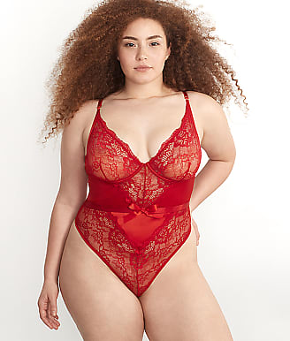 Red Plus Size Sexy Lingerie