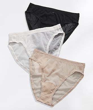 OnGossamer Gossamer Mesh Hi-Cut Brief 3-Pack