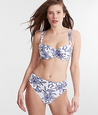 Panache Swimwear: Oceana Bandeau Underwired Bikini Top Navy – DeBra's