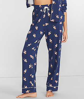 Polo Ralph Lauren Navy Bear Knit Pajama Pants