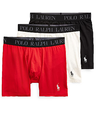 Polo Ralph Lauren 4D-Flex Stretch Cotton Boxer Brief 3-Pack