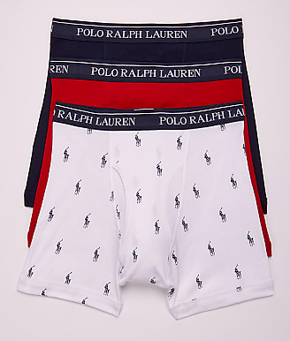 Polo Ralph Lauren Classic Fit Cotton Boxer Brief 3-Pack
