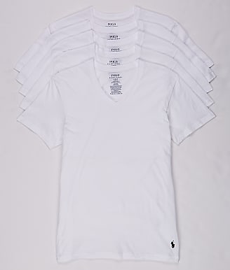 Polo Ralph Lauren Classic Fit Cotton V-Neck T-Shirt 5-Pack