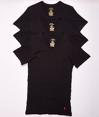 Polo Ralph Lauren Classic Fit Cotton V-Neck T-Shirt 3-Pack