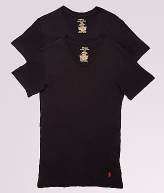 Polo Ralph Lauren Classic Tall Cotton V-Neck T-Shirt 2-Pack