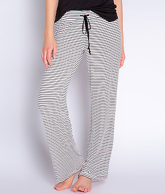 PJ Salvage womens Loungewear Textured Basics Pant Pajama Bottom, Black,  Small US at  Women's Clothing store