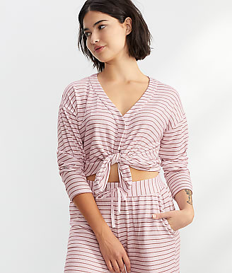 Splendid Cardigan Knit Cropped Pajama Set