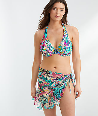 Sunsets Lush Garden Short And Sweet Pareo Cover-Up
