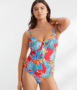 Sunsets Tiger Lily Maeve Underwire Tankini Top