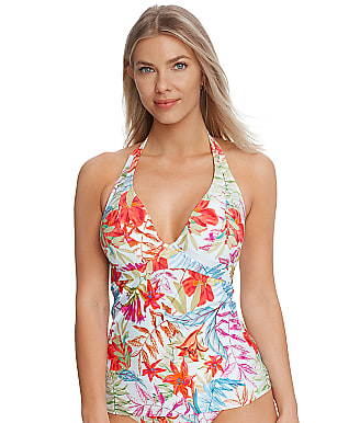 Sunsets Tropical Breeze Muse Halter Underwire Tankini Top