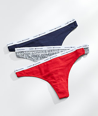 Tommy Hilfiger Classic Cotton Logo Thong 3-Pack