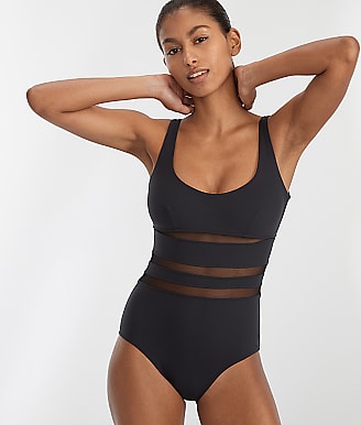 Wolford Sheer & Opaque Banded One-Piece