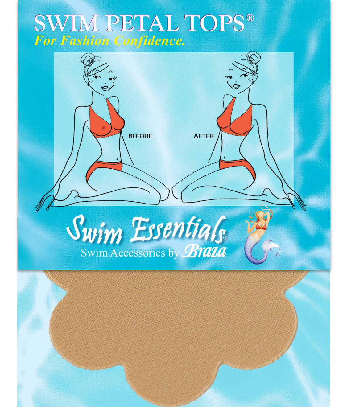 Braza Bra: Disposable Swim Petals 5-Pack 1143
