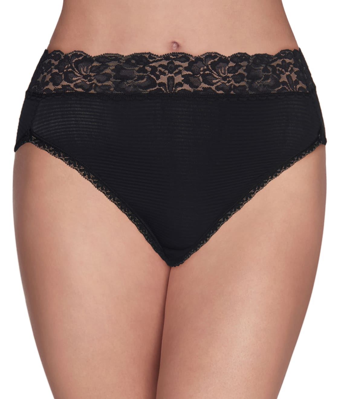 Buy Microfibre and Mesh Extra High Leg Knickers from the Laura