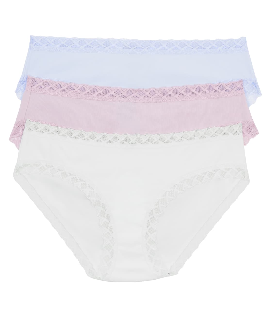 Natori Bliss Cotton Girl Brief 3-Pack & Reviews | Bare Necessities ...