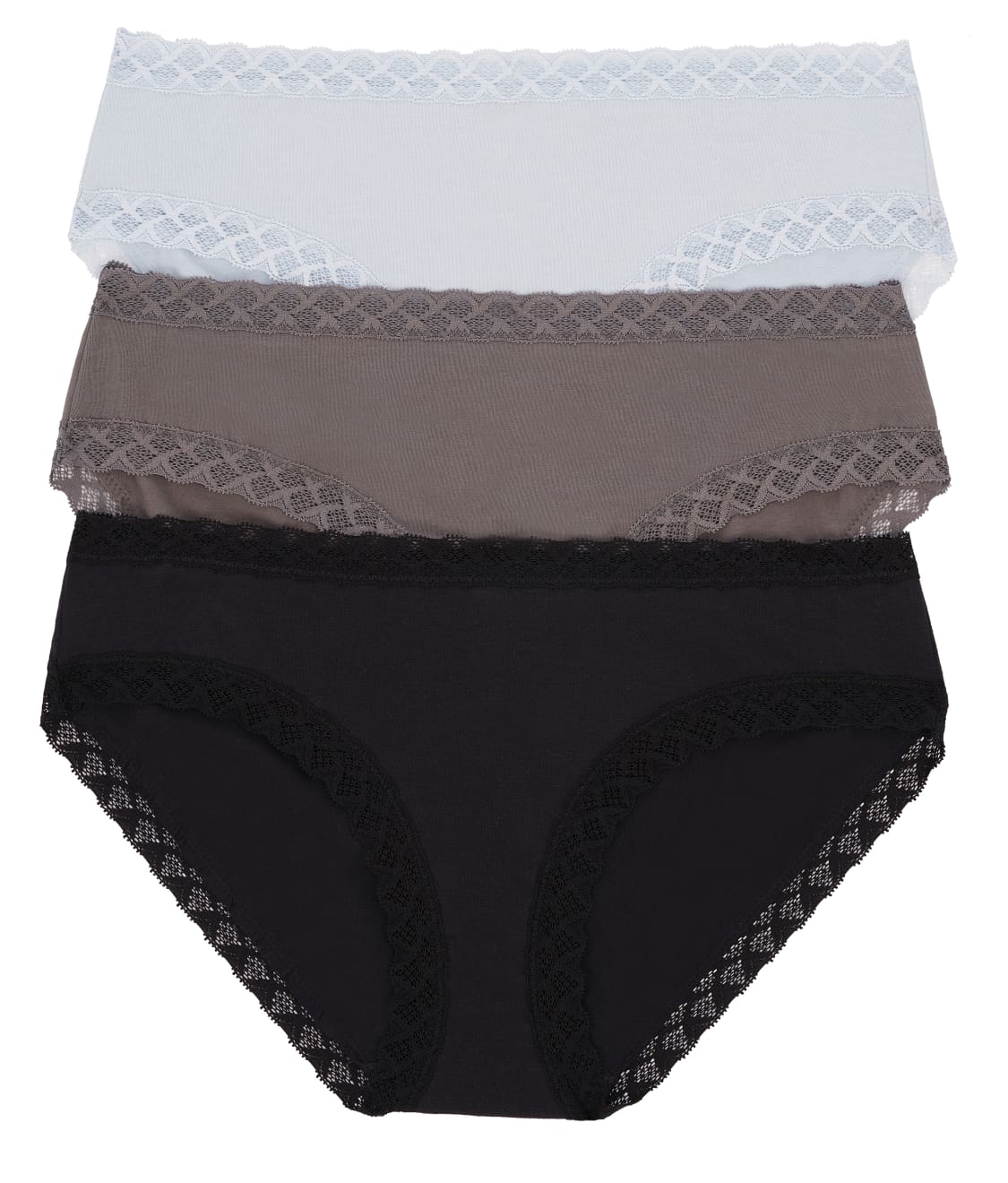 Natori Bliss Cotton Girl Brief 3-Pack & Reviews | Bare Necessities ...