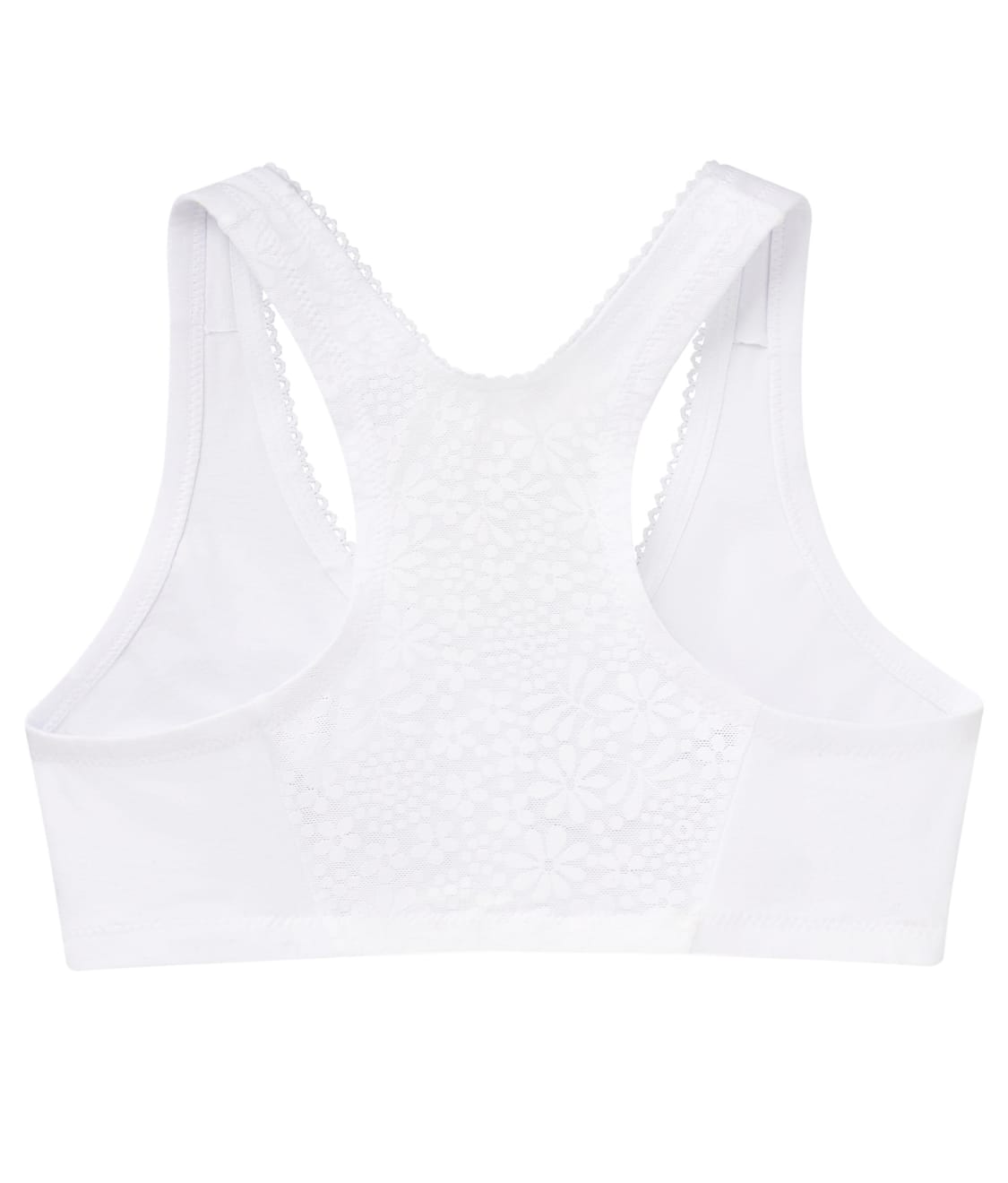 Glamorise Front-Close Cotton T-Back Wire-Free Bra & Reviews | Bare ...