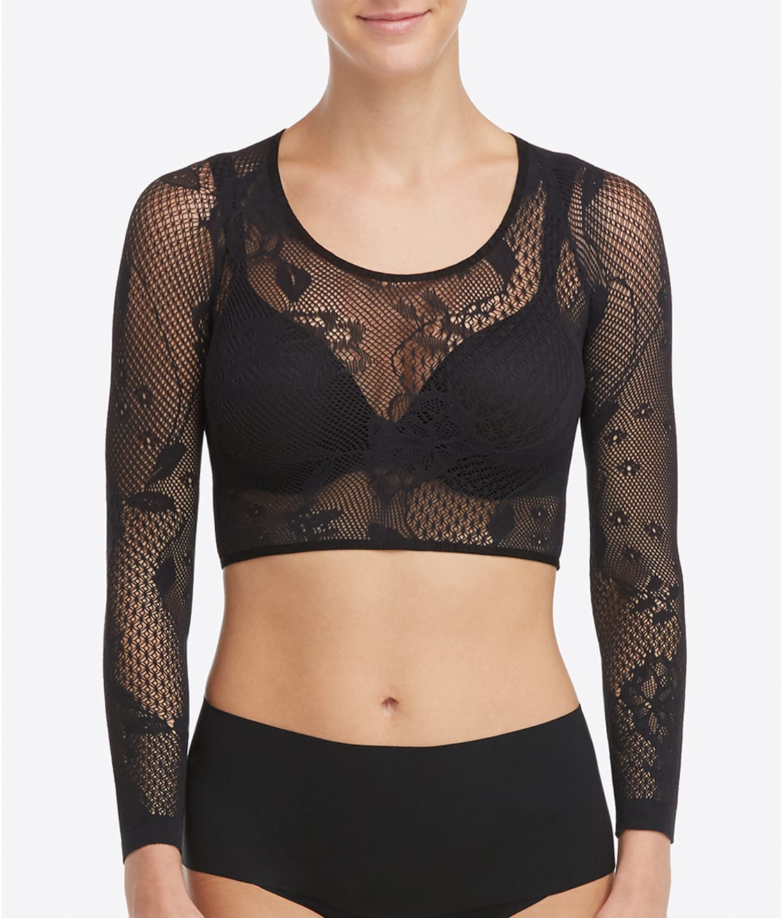 SPANX Arm Tights Fishnet Floral & Reviews