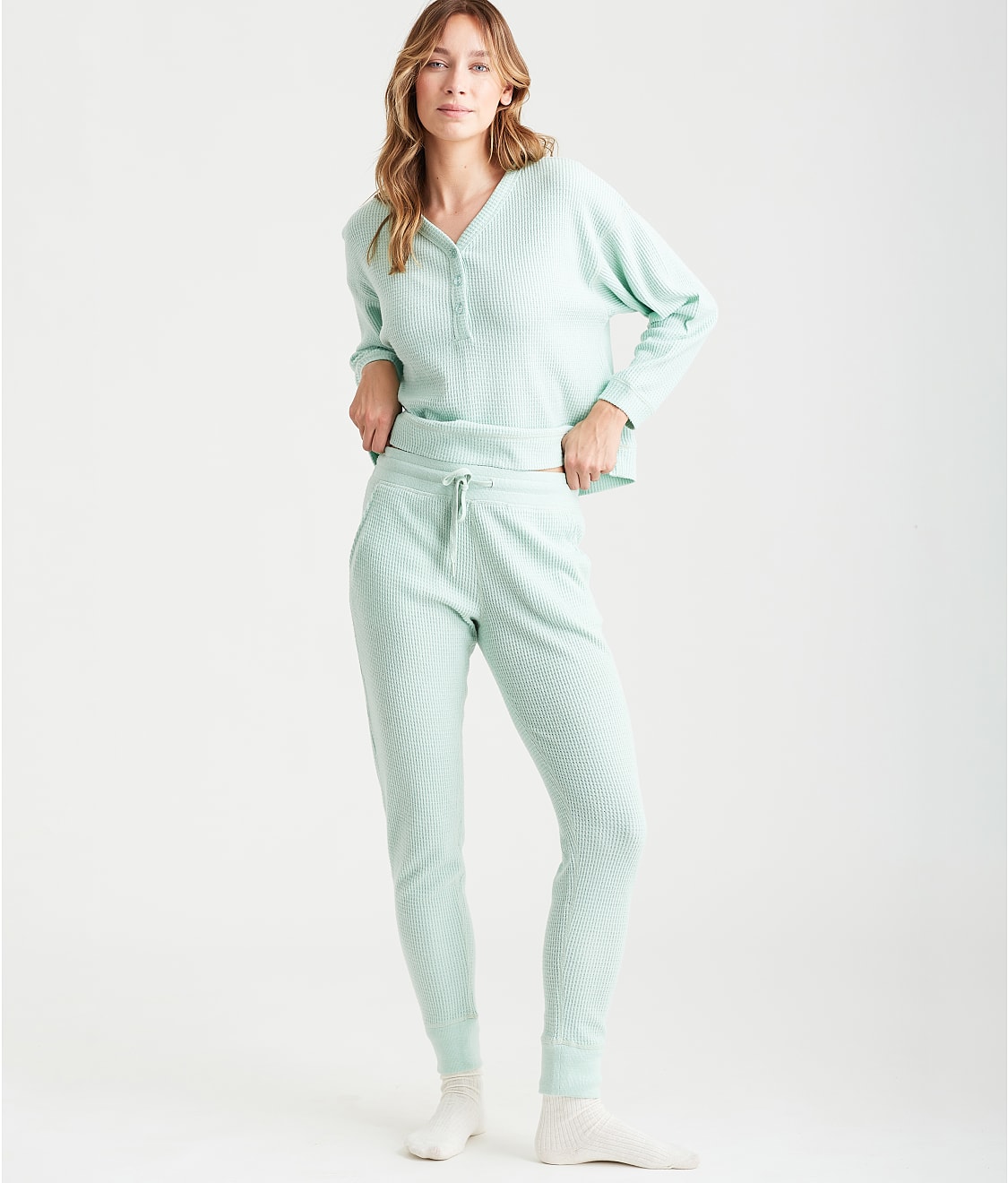 Papinelle Super Soft Knit Jogger Pajama Set & Reviews