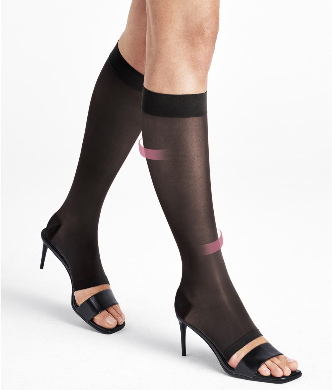 Wolford City Soul Compression Knee Highs Reviews Bare