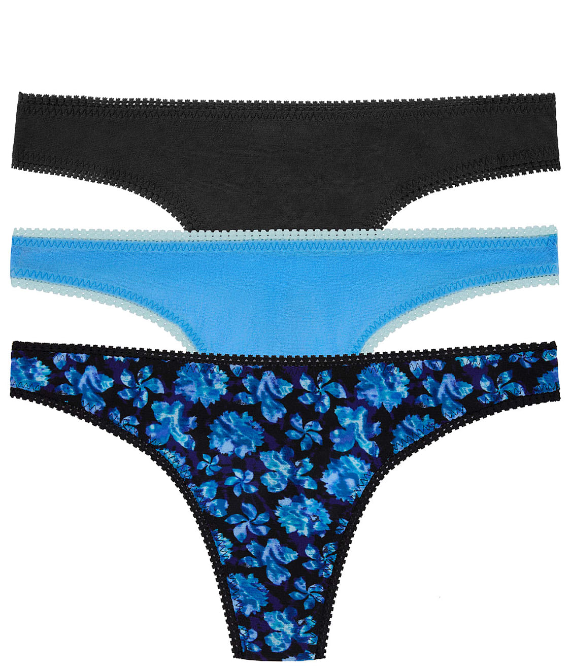 Gossamer Mesh Hip Bikini Underwear - Light Blue – On Gossamer