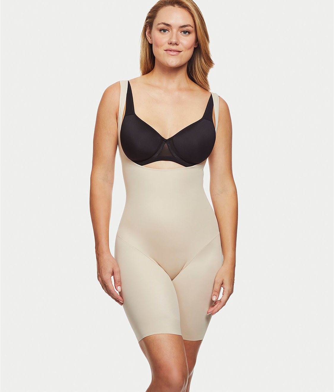 Extra Firm Control Open-Bust Bodysuit