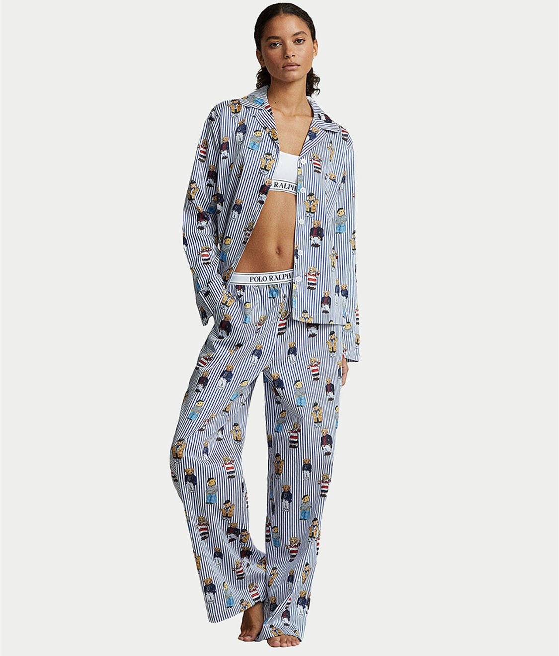 Polo Ralph Lauren: Bear Woven Pajama Set 4P8046