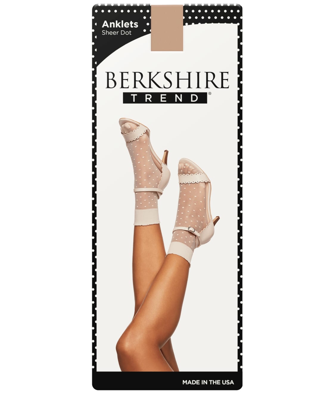 Berkshire: Sheer Dot Anklet 5112