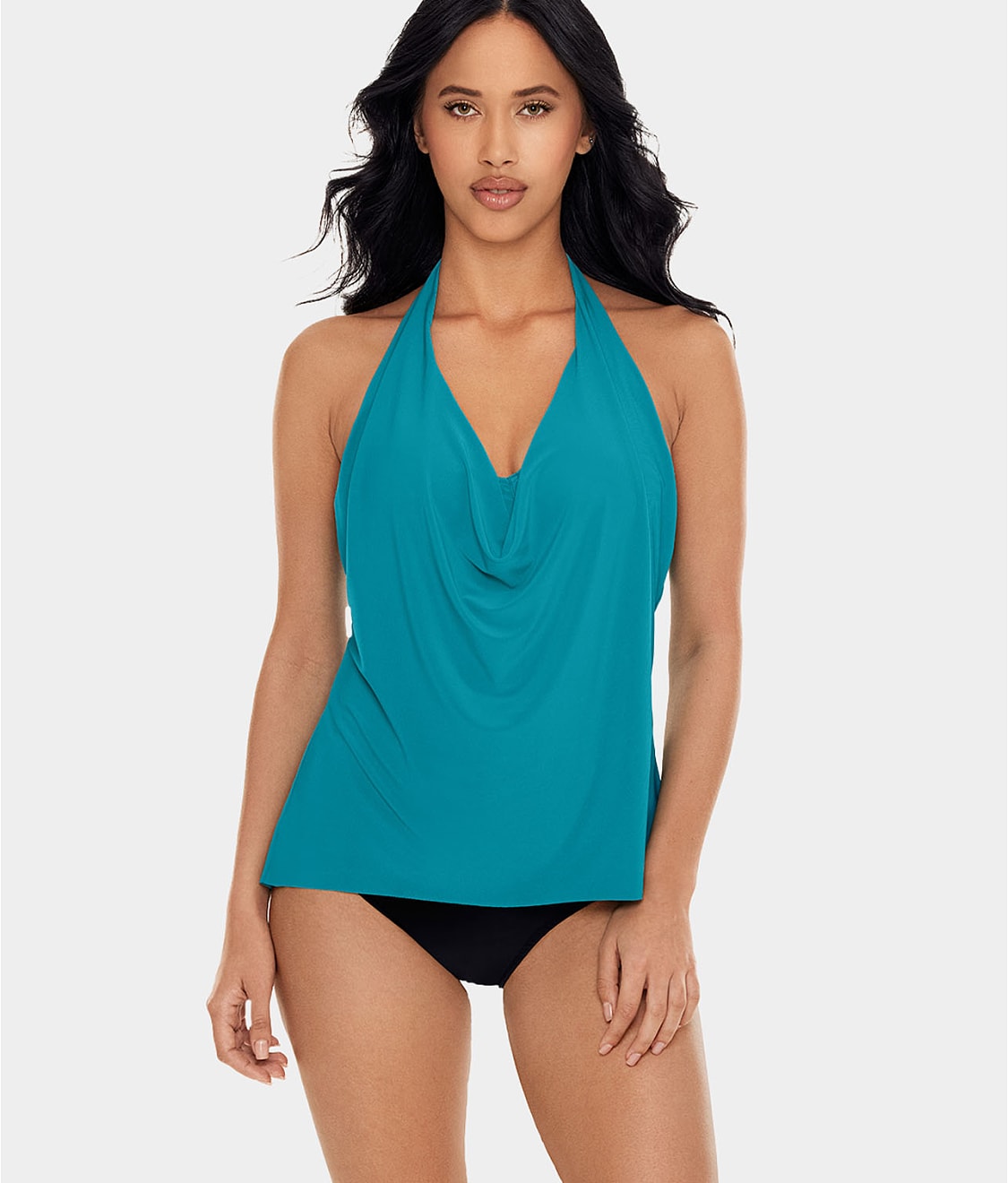 Solid Sophie Underwire Tankini Top