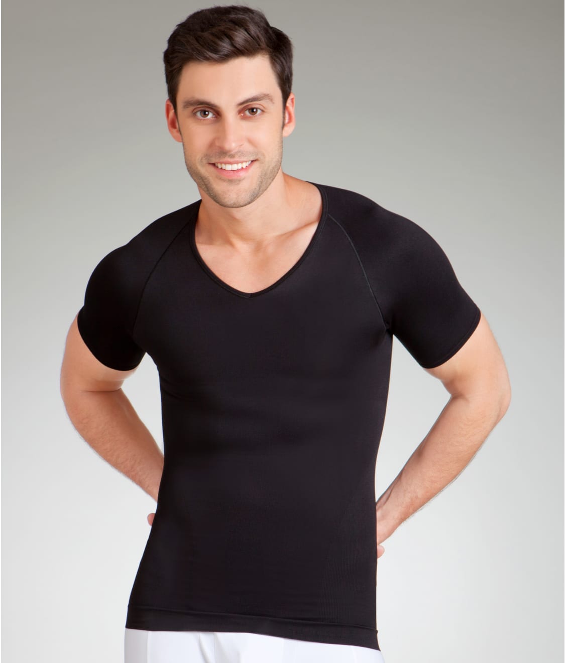 Zoned Performance Compression V-neck Top