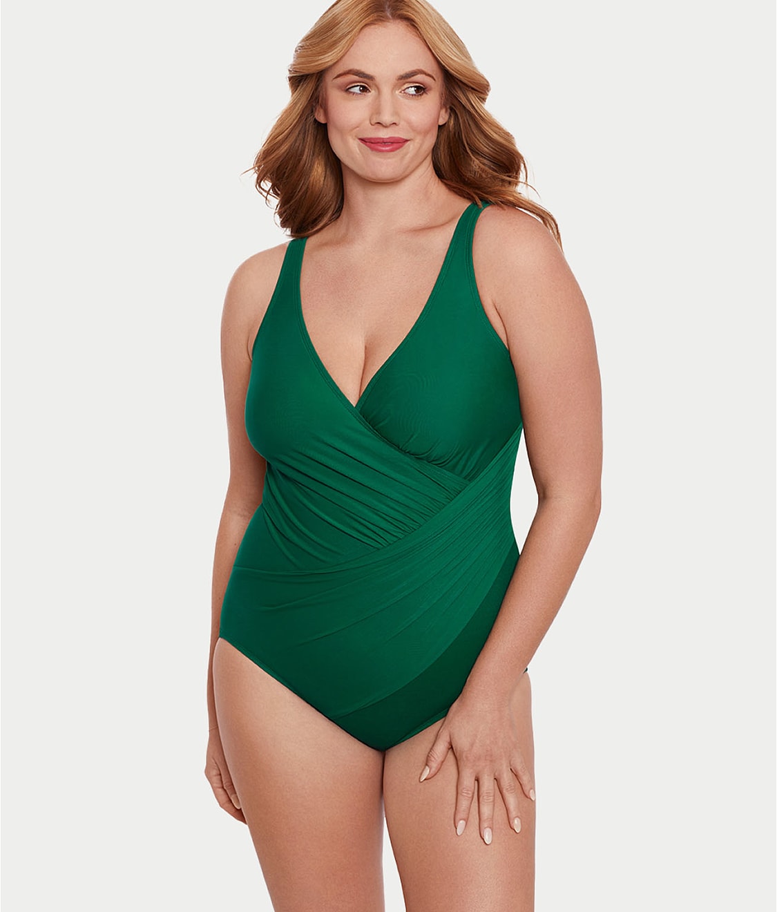 Miraclesuit Plus Size Wire-Free Oceanus One-Piece & Reviews