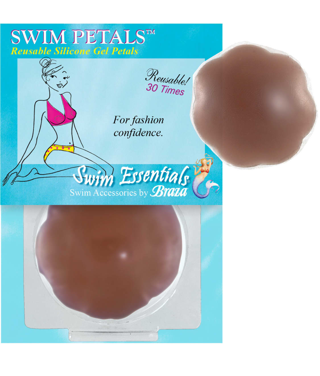 Braza Bra: Swim Silicone Petals 7900P