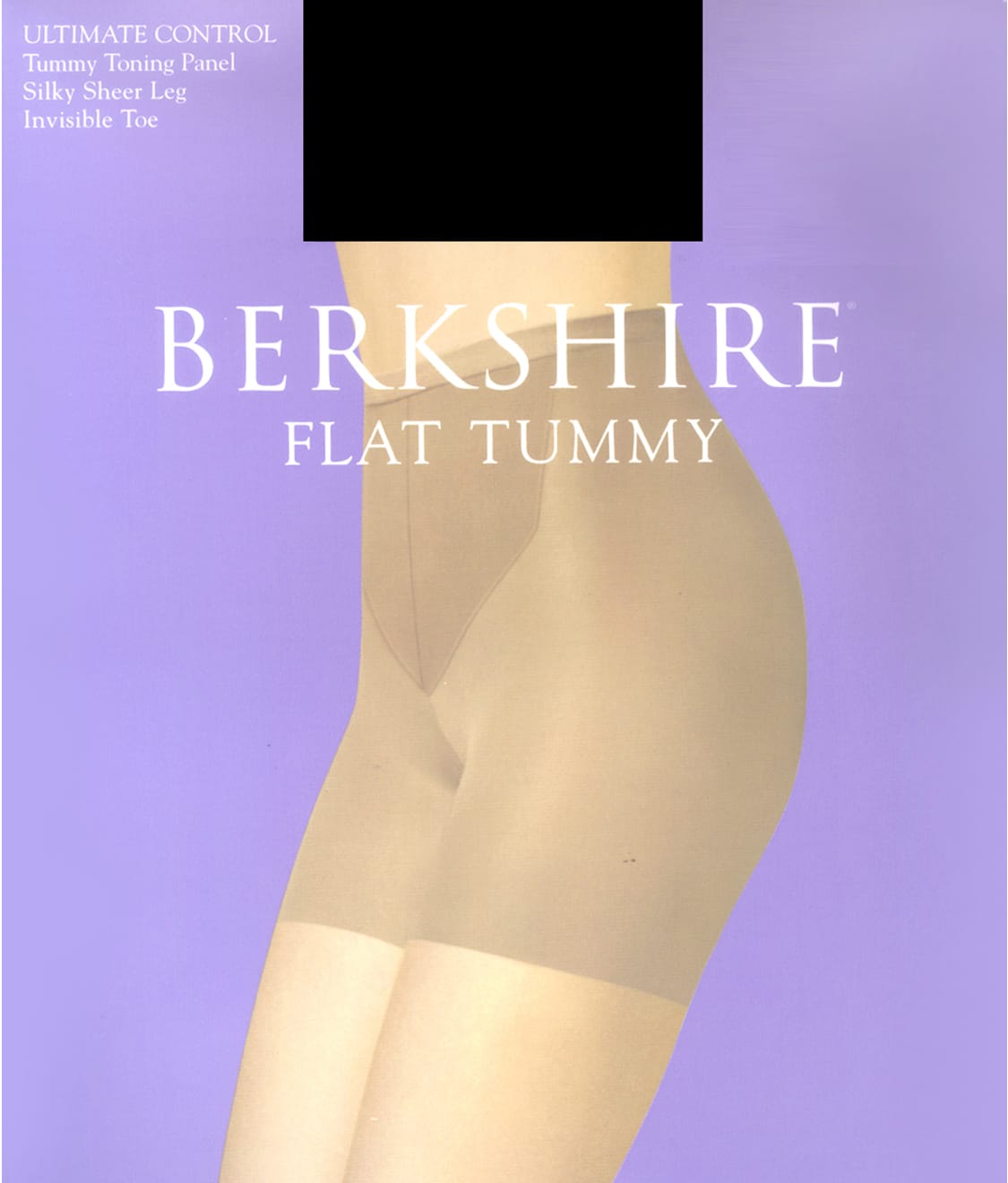Flat Tummy Silky Sheer Shaping Pantyhose With Invisible Toe - 8116