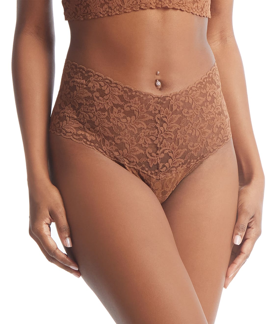 Hanky Panky After Midnight Signature Lace Open-Panel Low-Rise