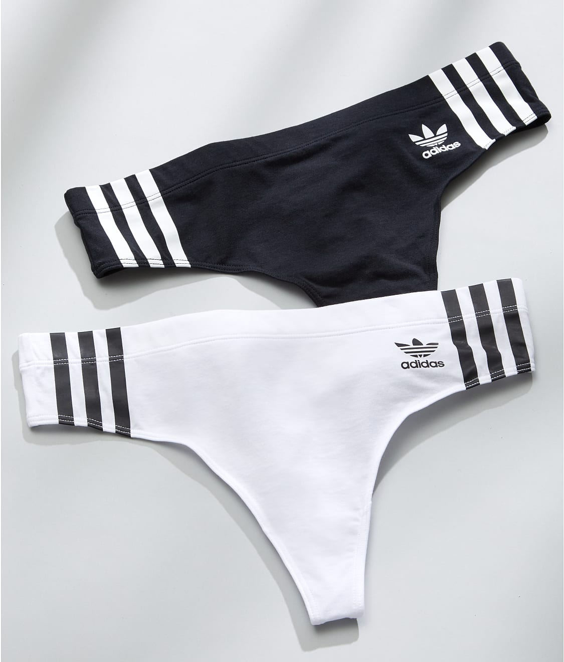 Adidas: Stripe Wide Side Thong 2-Pack 4A1P63