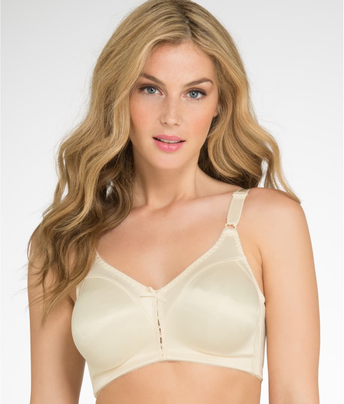Details about  / Nice Bali Women/'s 42 DDD Double-Support Cotton White Wire Free Full Coverage Bra