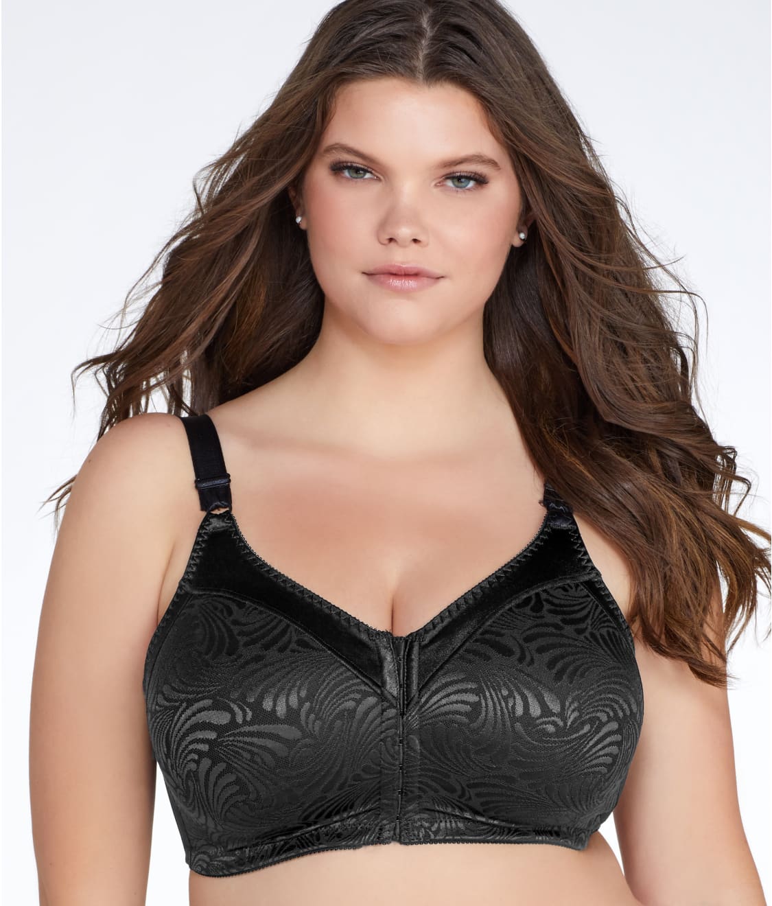 Bali Double Support Front-Close Wire-Free Bra & Reviews