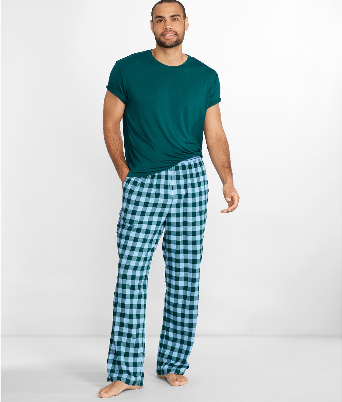 Bare: The Men's Cozy Brushed Cotton PJ Pants BN-2084