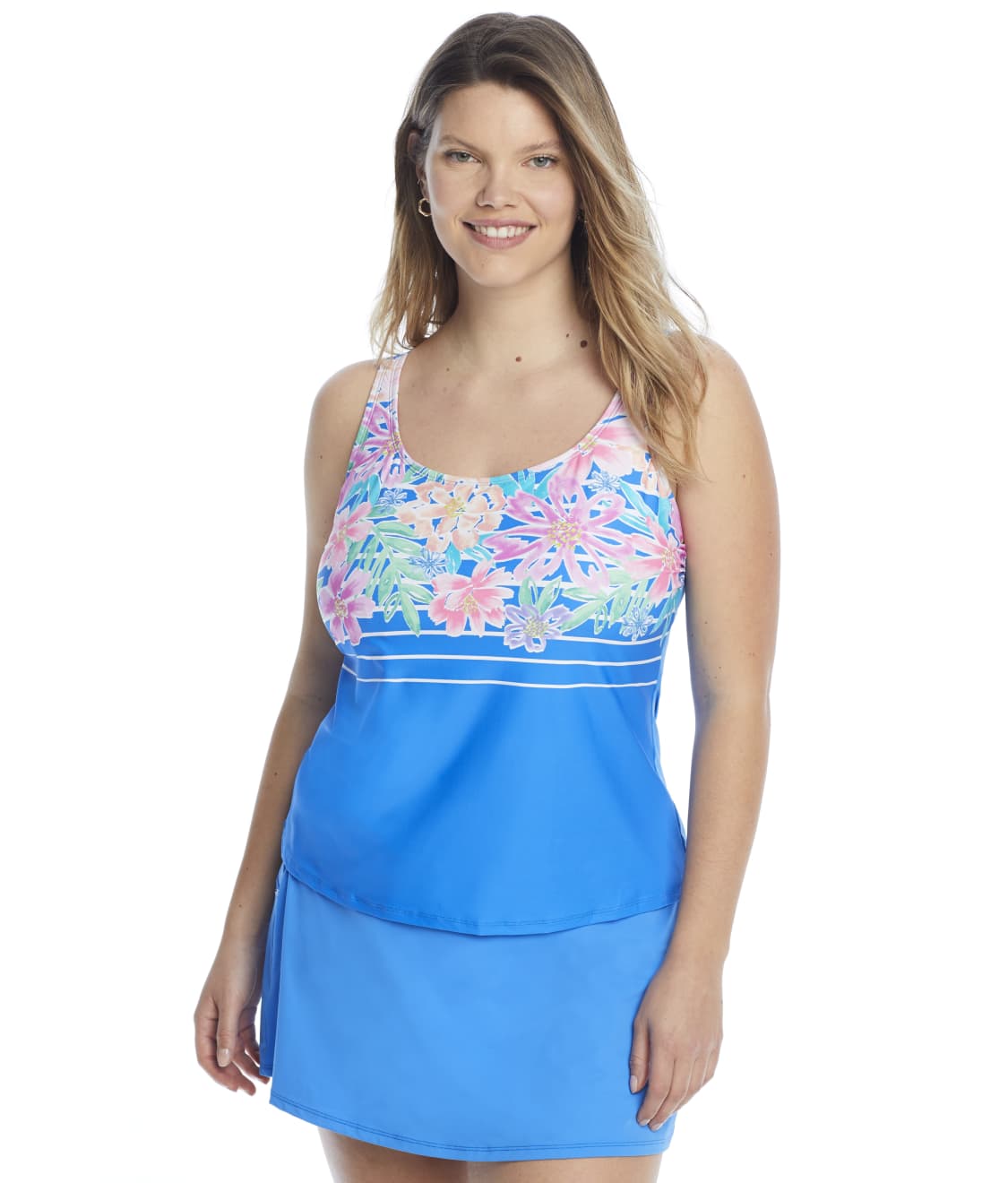 Beach House Plus Size Between The Lines Julie Tankini Top & Reviews ...