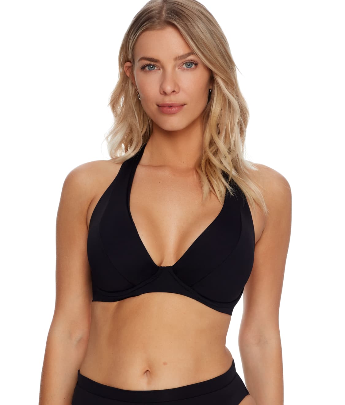 Becca: Color Code Underwire Halter Bikini Top D-F Cups 853327