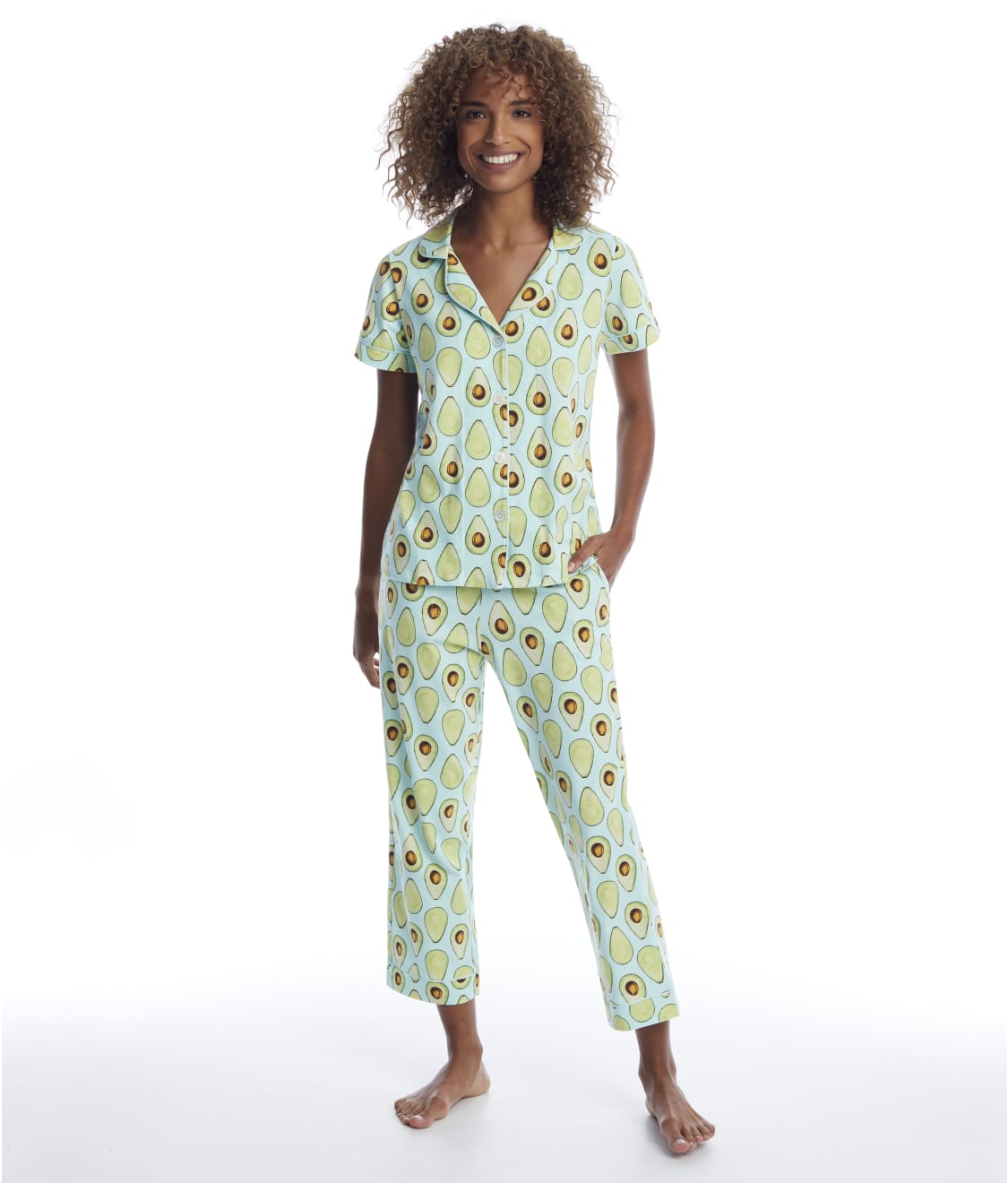 Cosabella Bella Printed Short Sleeve Top Pant Pajama Set, 51% OFF