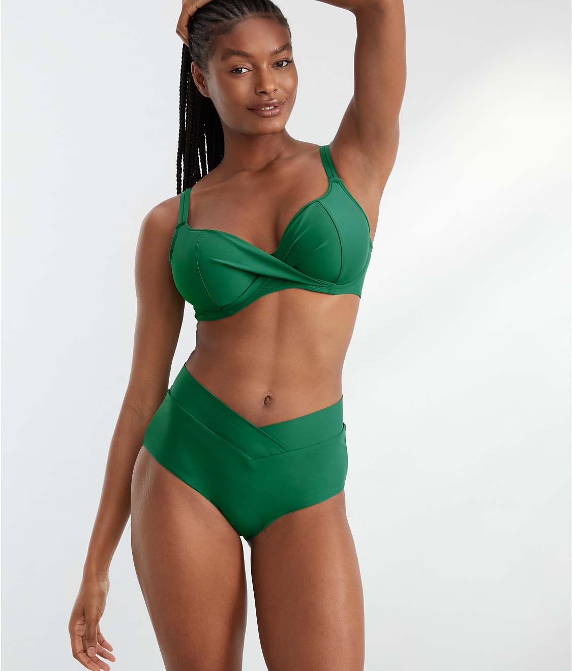 Birdsong: Emerald Wrap Bikini Top S10145-EMRLD