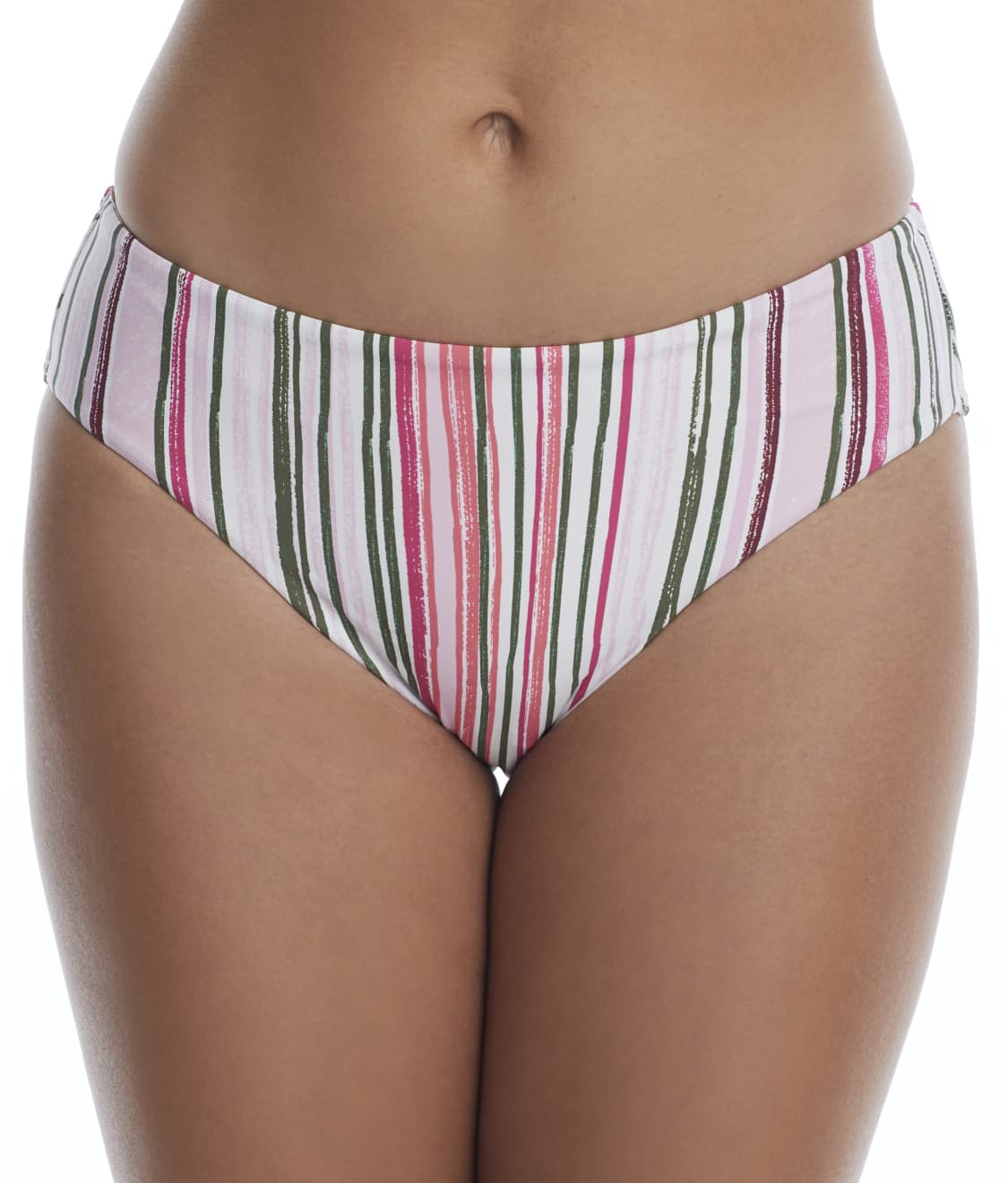 Birdsong: Cabana Stripe Basic Bikini Bottom S20153-CABST
