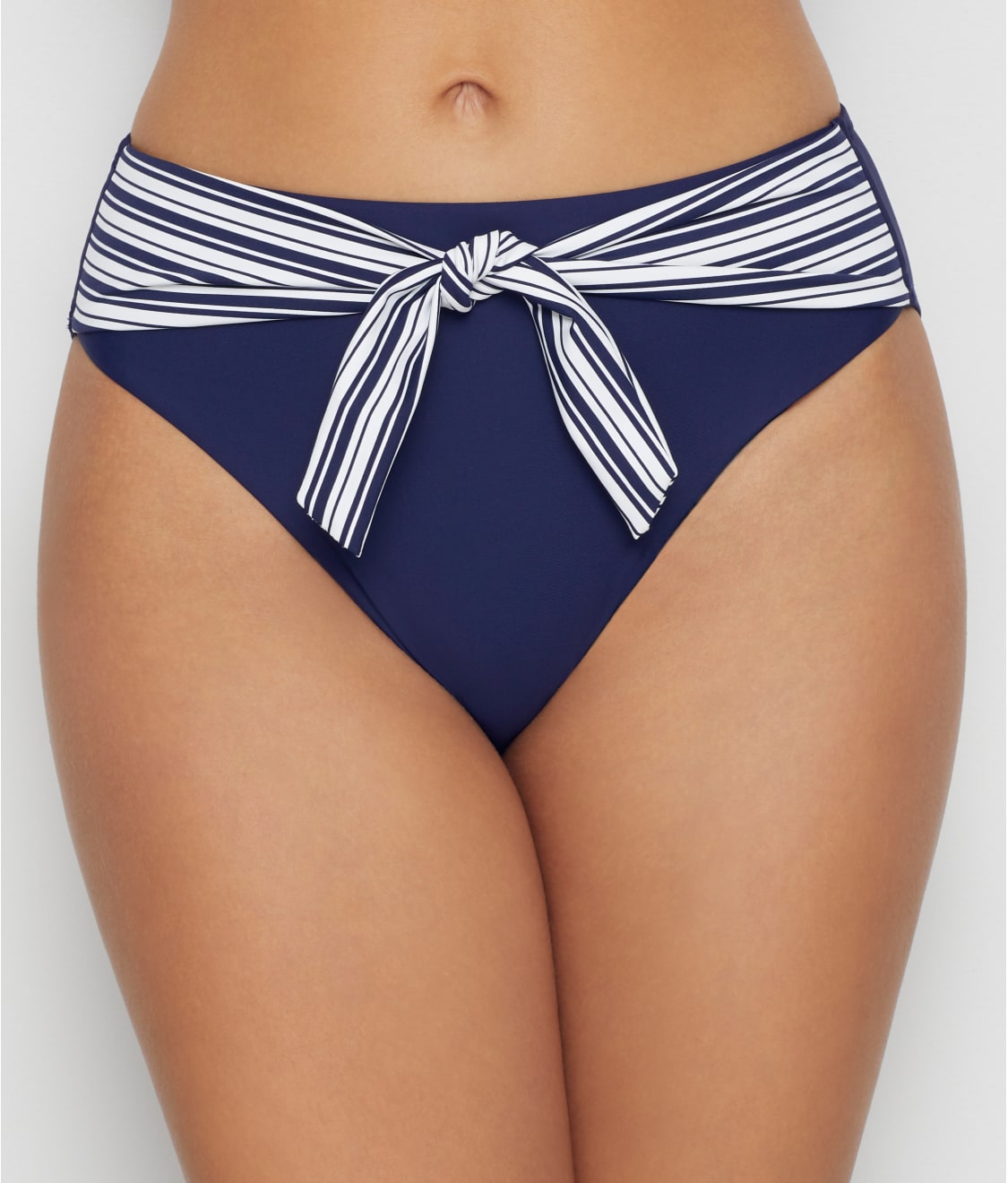 Birdsong: Newport Stripe High-Waist Bikini Bottom S20155-NWST