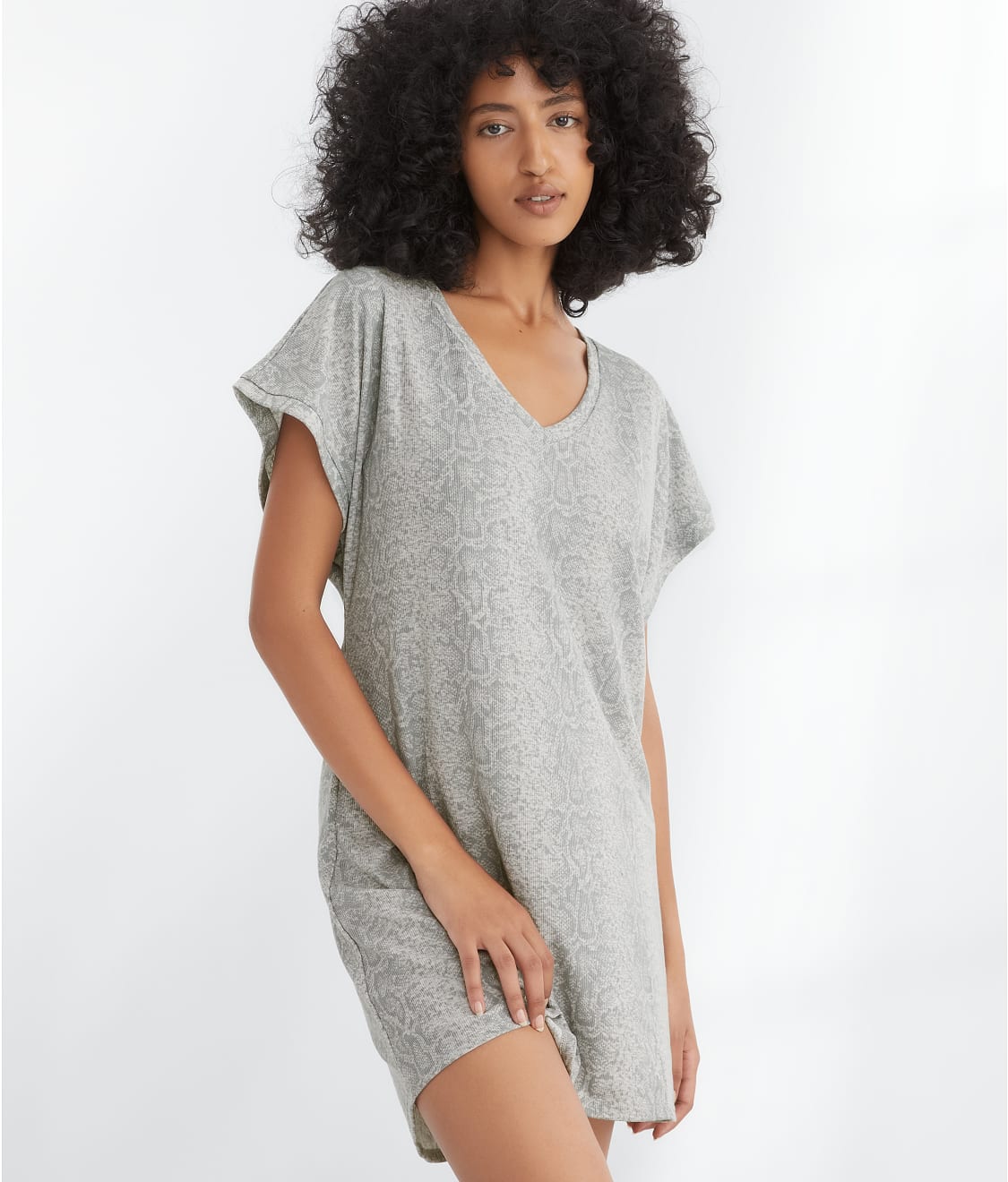Bare Necessities: Relax, Recharge, Recycled Knit Sleep Dress DRJ230