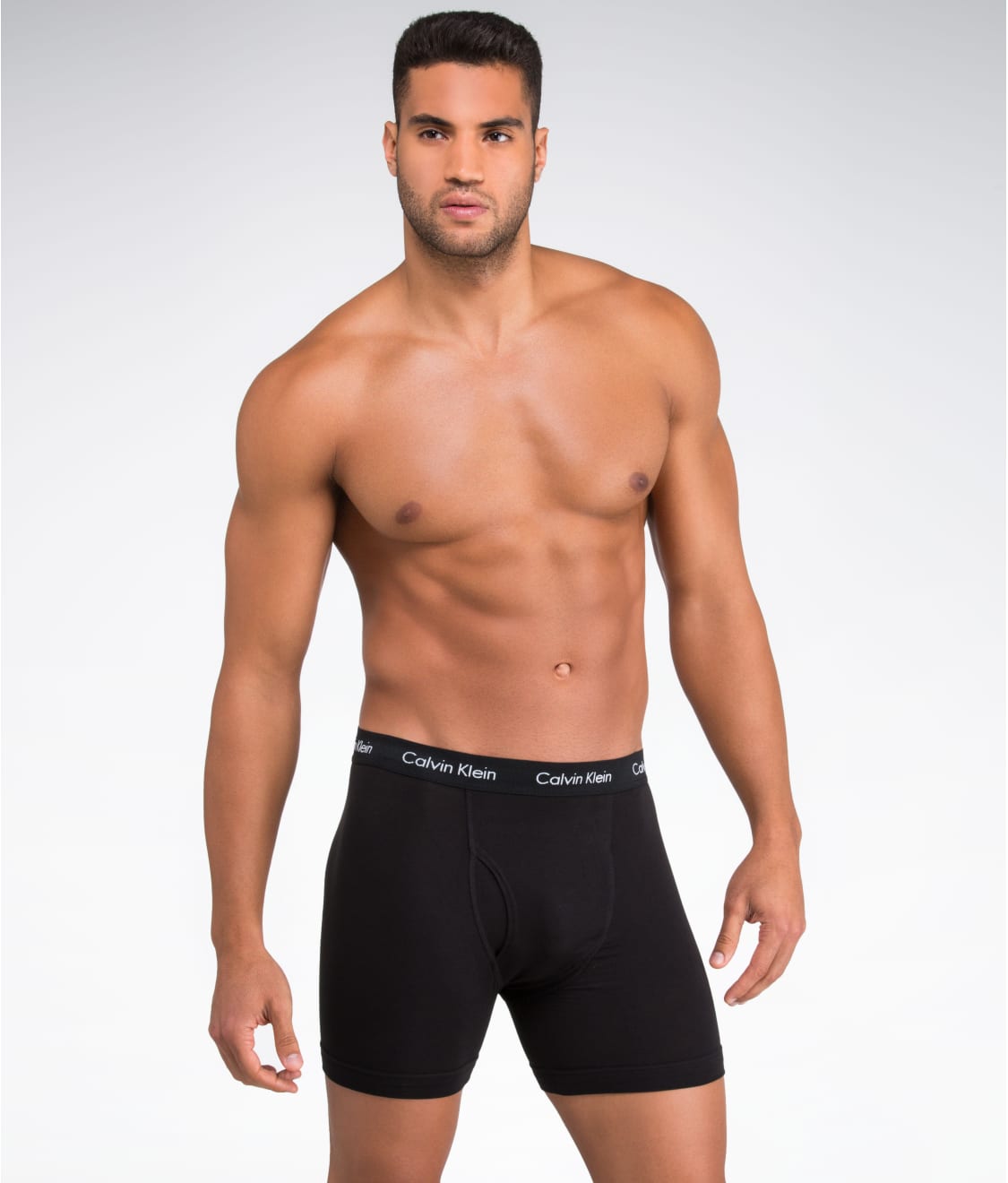 Calvin Klein Cotton Stretch Boxer Brief 3-Pack & Reviews | Bare ...