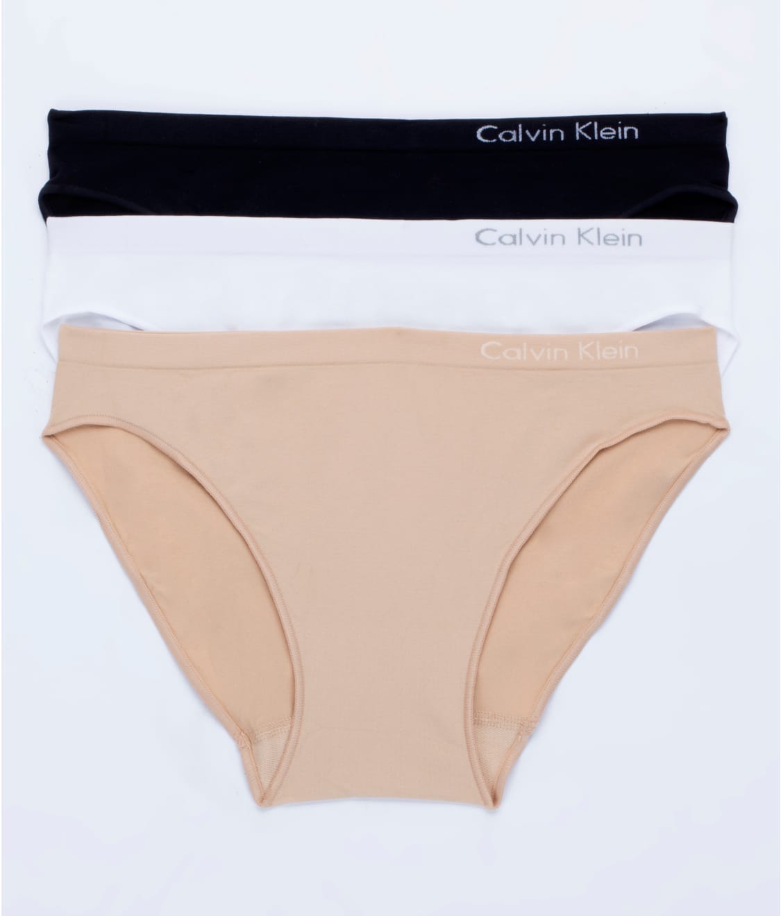 Calvin Klein Pure Seamless Bikini 3-Pack & Reviews | Bare Necessities  (Style QD3564)