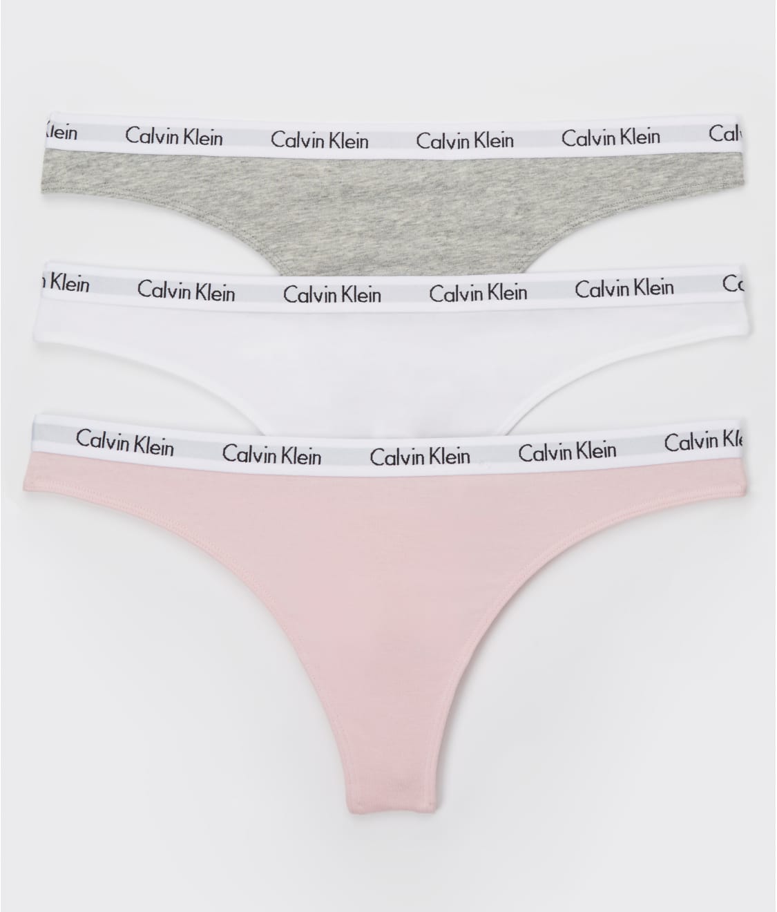 Calvin Klein Carousel Thong 3-Pack & Reviews | Bare Necessities (Style ...